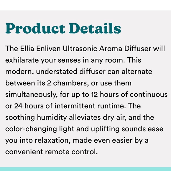 Ellia dual chamber diffuser - Picture 10 of 10